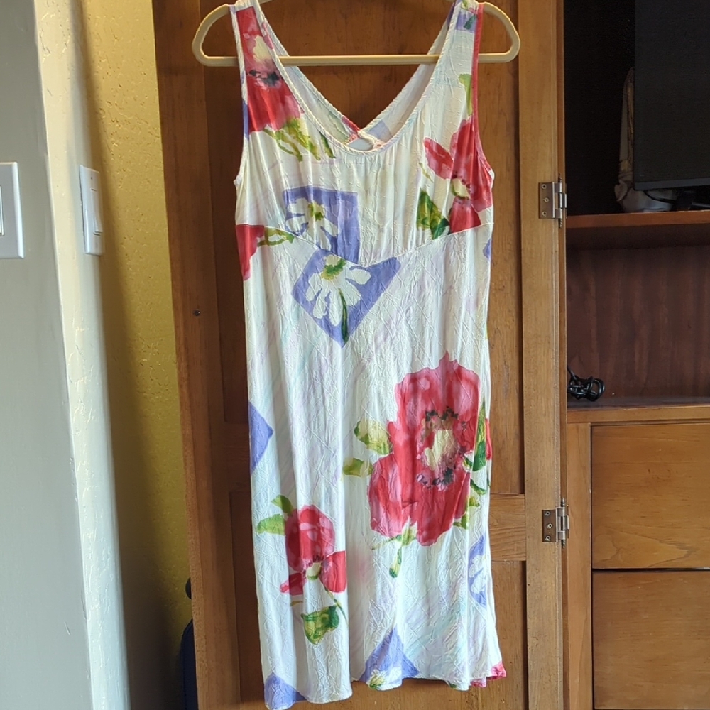 Hula Moon by Jams World Floral Sleeveless Dress (Size XL)